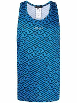 Versace débardeur à imprimé La Greca