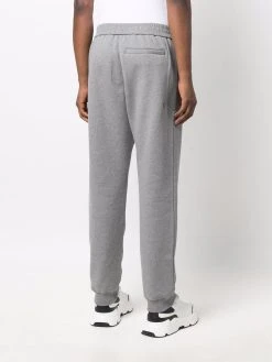 Versace pantalon de jogging à logo brodé