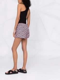 Versace short imprimé La Greca à lien de resserrage