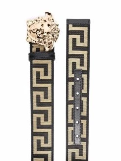 Versace ceinture Medusa en cuir