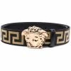 Versace ceinture Medusa en cuir