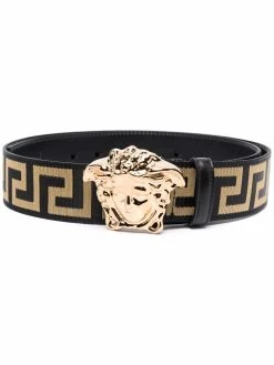 Versace ceinture Medusa en cuir