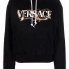 Versace hoodie à logo imprimé