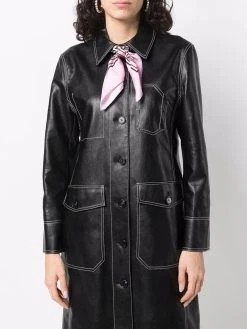 Versace foulard en soie à imprimé Greca