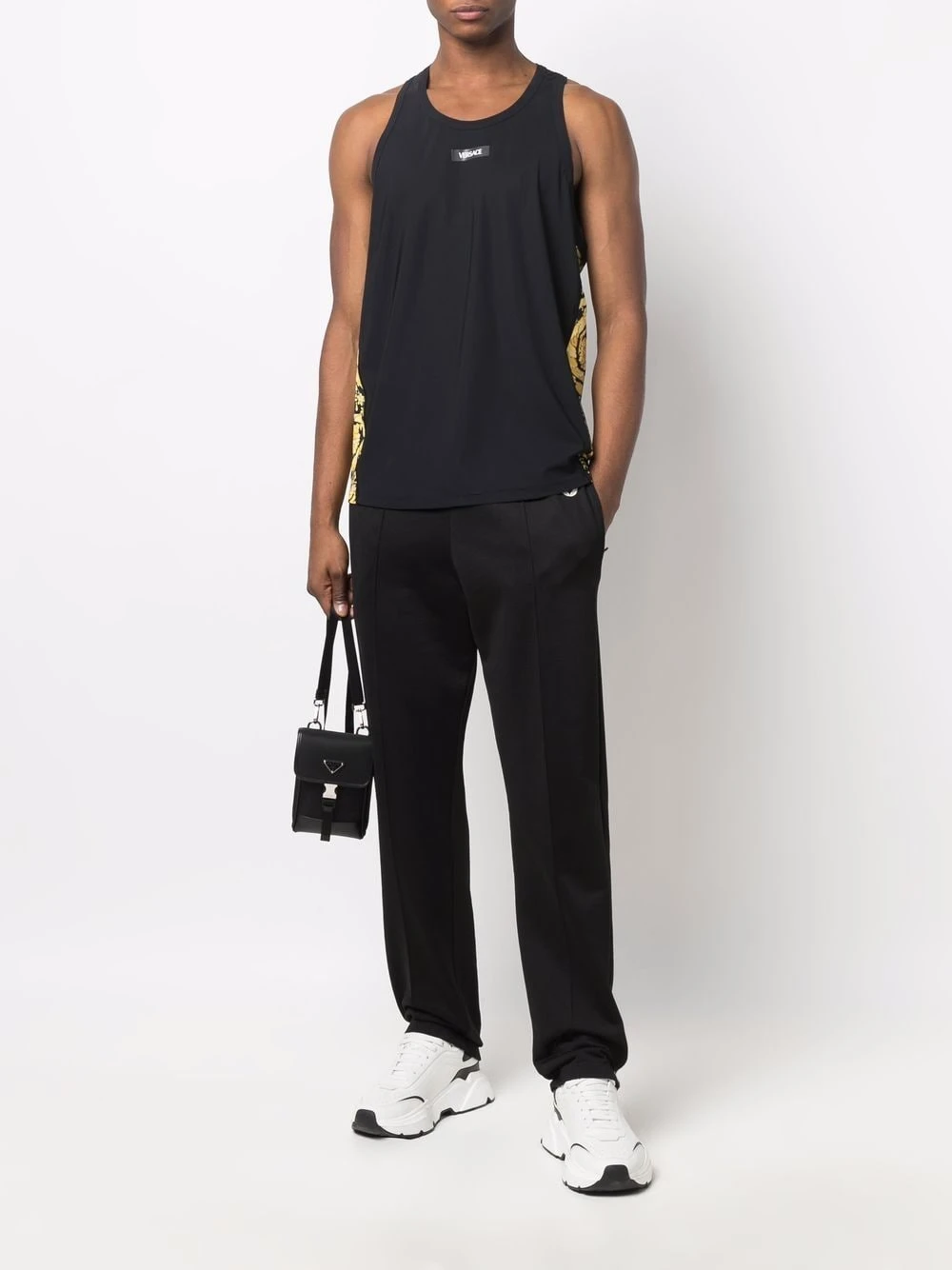 Versace Débardeur à imprimé baroque Vendre-Réclame débardeurs homme 4 Versace débardeur à imprimé baroque