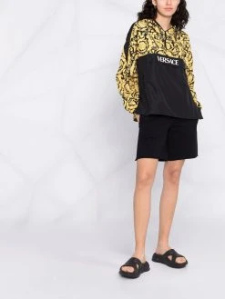 Versace veste de sport à logo imprimé