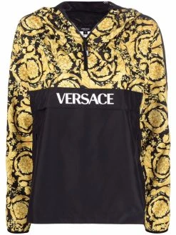 Versace veste de sport à logo imprimé