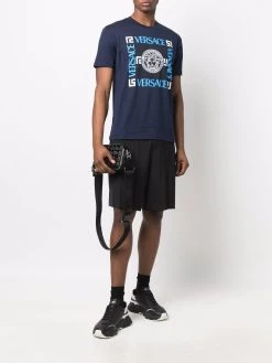 Versace t-shirt à logo imprimé