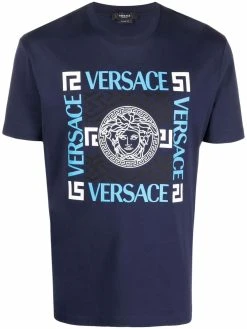 Versace t-shirt à logo imprimé