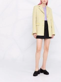 Versace blazer à motif pied-de-poule