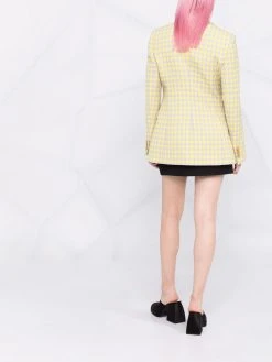 Versace blazer à motif pied-de-poule