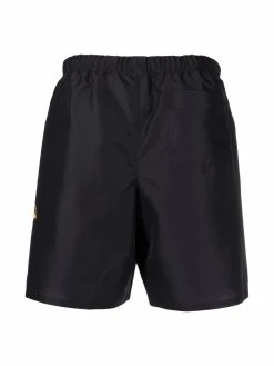 Versace short de bain à logo imprimé