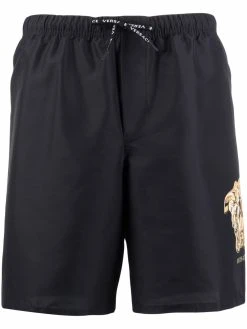 Versace short de bain à logo imprimé