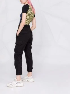 Versace haut La Greca à manches courtes