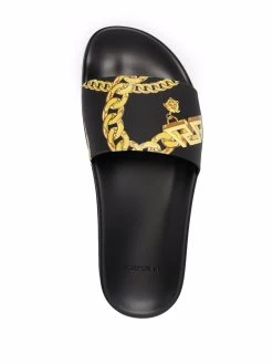 Versace claquettes La Greca imprimées
