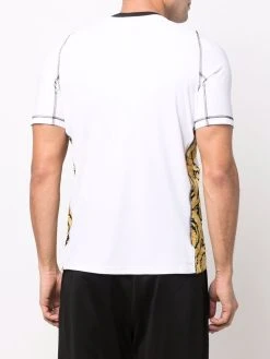 Versace t-shirt à empiècements contrastants
