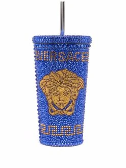 Versace tasse Medusa à ornements strassés